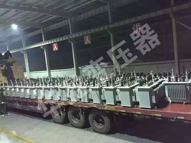 遂宁非晶合金变压器发货现场